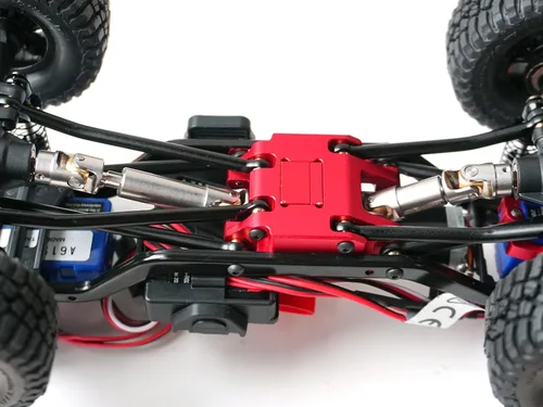 Vista 2 de OGRC - Eje de transmisión de alta resistencia eje central de acero inoxidable para TRX4M 1/18 RC Crawler Car