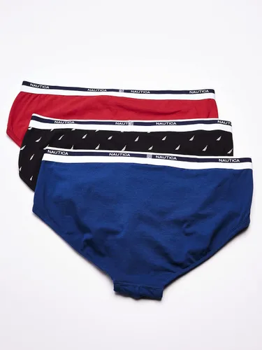 Vista 3 de Nautica Paquete múltiple de calzoncillos elásticos de algodón para hombre