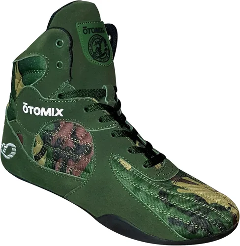 Vista 10 de Otomix Stingray Escape Bodybuilding Levantamiento de Pesas MMA & Zapatos de lucha libre para mujer Negro