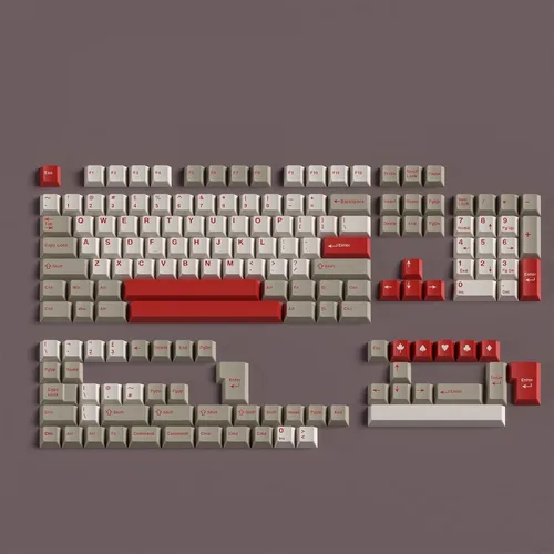 Vista 9 de Sumgsn 173 Teclas Doubleshot Keycaps Perfil Cherry Set de Teclas Apes Barra Espaciadora 7u Compatible con 61/64/87/104/108 Interruptores Cherry Mx
