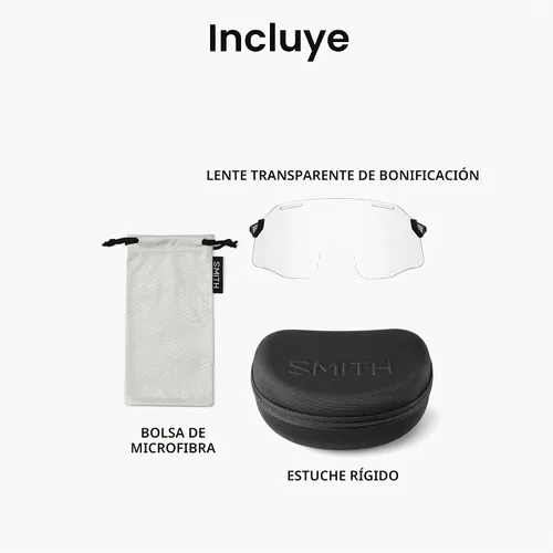 Vista 6 de SMITH Gafas de sol Vert Performance Negro