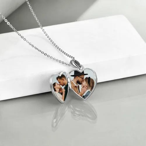 Vista 5 de VENACOLY Viking Necklace for Women Sterling Silver DragonHeartSwordCeltic Knot Heart Necklace Viking Jewelry Gift for Women