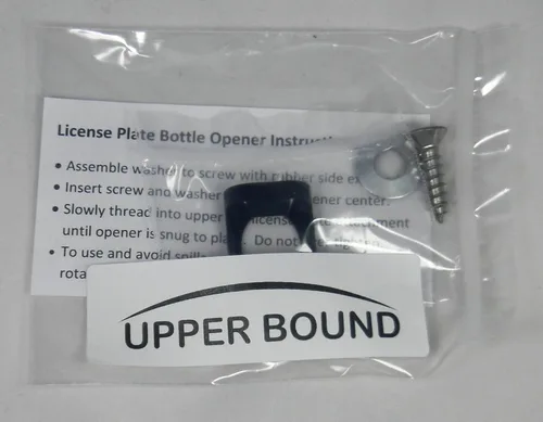 Vista 5 de Accesorio abridor de botellas montado en la placa trasera para modelos de Jeep Wrangler JK y TJ