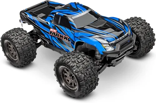 Vista 4 de Traxxas Mini Maxx Brushless 4X4 Monster Truck (azul)
