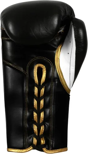 Vista 5 de Título Boxeo Guantes de entrenamiento de encaje de cuero mexicano Quatro