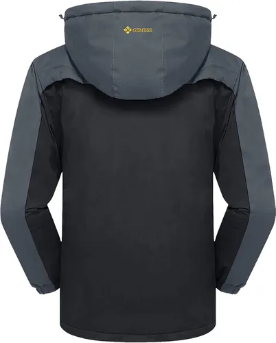 Vista 2 de GEMYSE chaqueta de esquí para hombre, impermeable, rompevientos, para la nieve