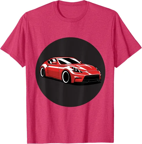 Vista 22 de 370z Car Retro Design Sport Camiseta, Blanco
