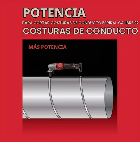 Vista 6 de Milwaukee y Milwaukee M12 FUEL 16 - Pinza de velocidad variable de calibre 16, solo herramienta
