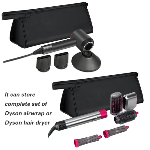 Vista 2 de Funda de viaje para Dyson Airwrap Styler/Shark Flexstyle, funda de transporte portátil para secador de pelo supersónico Dyson, impermeable