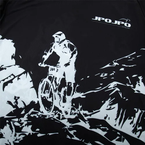 Vista 7 de Camiseta de ciclismo de montaña para hombre, manga larga, MTB Off-Road, Motocross, de secado rápido, para descenso y motocross