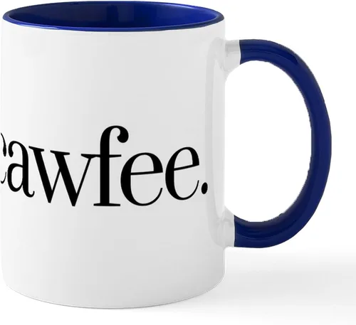 Vista 9 de CafePress Cawfee - Taza de café de cerámica (11.0 fl oz)