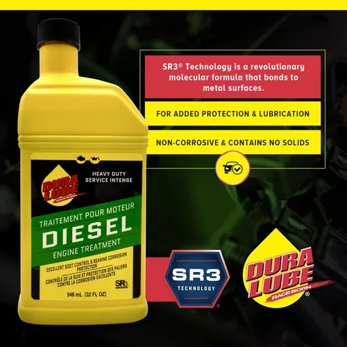 Vista 3 de DURA LUBE Tratamiento de Motor Diesel 32 onzas., Individual