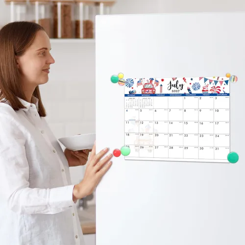 Vista 8 de Calendario magnético 2027, calendario de pared 2027, 8 x 10 pulgadas