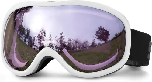 Vista 12 de SPOSUNE Gafas de Esquí Sobre Gafas con Lente Doble, Gafas de Nieve Anti-empañamiento Anti-UV para Hombres Mujeres Jóvenes Esquí Moto de Nieve