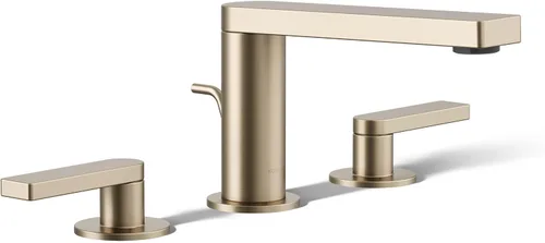 Vista 17 de Kohler 73060-4-BL Composed Grifo de lavabo de baño con manijas de palanca, 1.2 gpm, negro mate Mate negro
