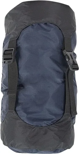 Vista 11 de Saco de compresión de nailon para saco de dormir, organizador de bolsas ligeras para camping, mochilero, senderismo Azul