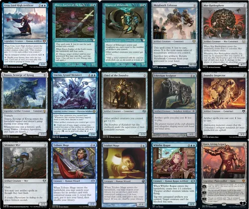 Vista 2 de Elite Commander Urza Artifacts Deck – Mono Blue – Urza, Lord High Artificer – EDH cEDH – 100 cartas – Magic The Gathering Deck – Muy fuerte