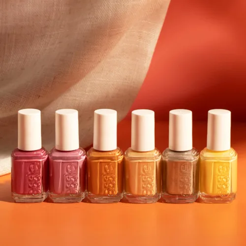 Vista 4 de essie Esmalte de uñas, esmalte de uñas rosa calidad de salón, vegano, sun-renity, 0.46 onzas líquidas