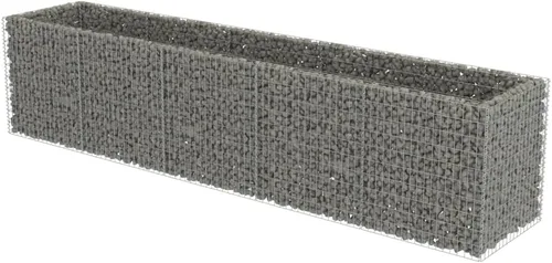 Vista 10 de vidaXL Gabion - Cama elevada de acero galvanizado 35.4"x19.7"x39.4