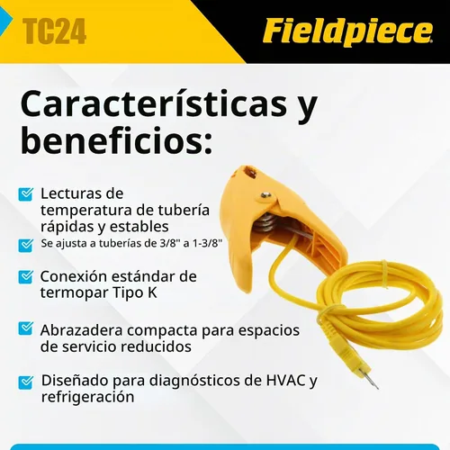 Vista 2 de Fieldpiece Piezas de repuesto TC24refrigerator hecha de la mejor