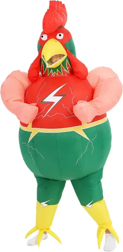Vista 2 de Rooster Costume, Full Body Inflatable, Adult Size Chicken Costume
