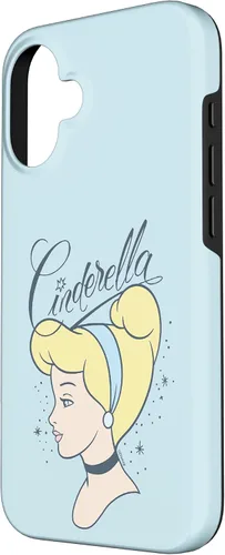 Vista 2 de Funda para iPhone 16 Disney Cenicienta con diseño de princesa estrellada