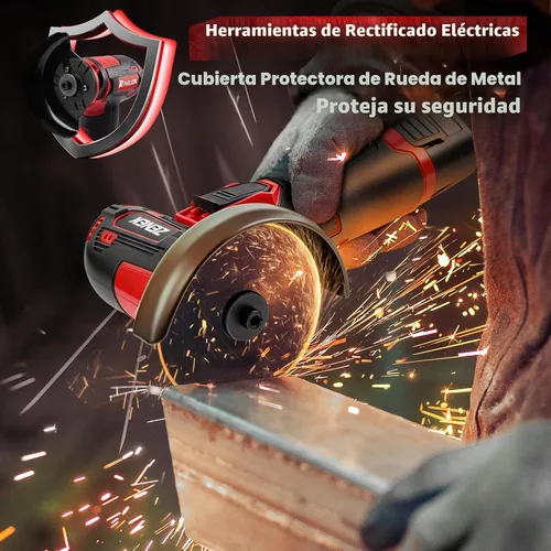 Vista 6 de Kit de amoladora angular inalámbrica, mini herramienta de amoladora