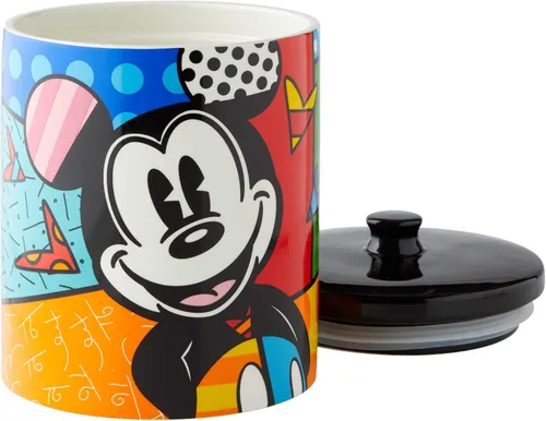 Vista 3 de Enesco 6004975 Disney by Britto Mickey Mouse - Tarro para galletas, 9.5 pulgadas, multicolor