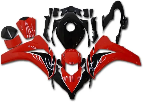 Vista 23 de US STOCK - Carenado blanco rojo naranja apto para Honda 2008-2011 CBR1000RR 006 Blanco Rojo Naranja