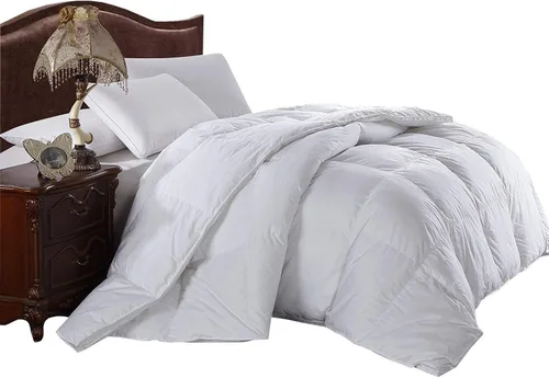 Vista 4 de Royal Hotel Bedding Edredón Alternativo al Plumón de 300 Hilos Tamaño Twin Extra Largo, Inserto de Edredón Sobrelleno con Funda 100% Algodón