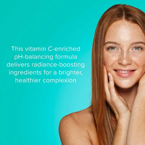 Vista 2 de ClarityRx C-Results Limpiador facial con vitamina C, lavado facial iluminador natural a base de plantas con ácido láctico