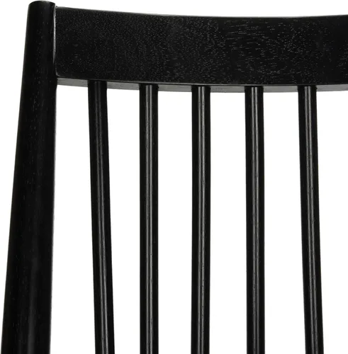 Vista 4 de Safavieh Home Collection Wren - Silla de comedor con eje de 19 pulgadas (2 unidades), color negro