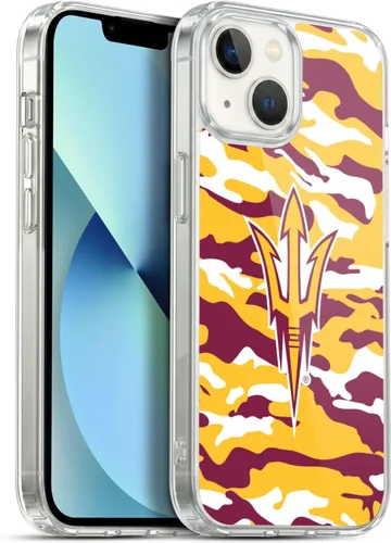 Vista 16 de Head Case Designs Funda de gel ASU Camou con licencia oficial de la Universidad Estatal de Arizona [protección de grado militar] compatible
