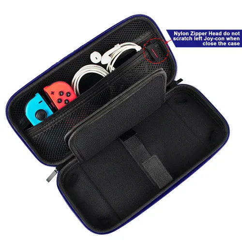 Vista 18 de daydayup Switch Carrying Case Compatible with Nintendo Switch 2, with 24 Games Cartridges Protective Hard Shell Travel Carrying Case Pouch for