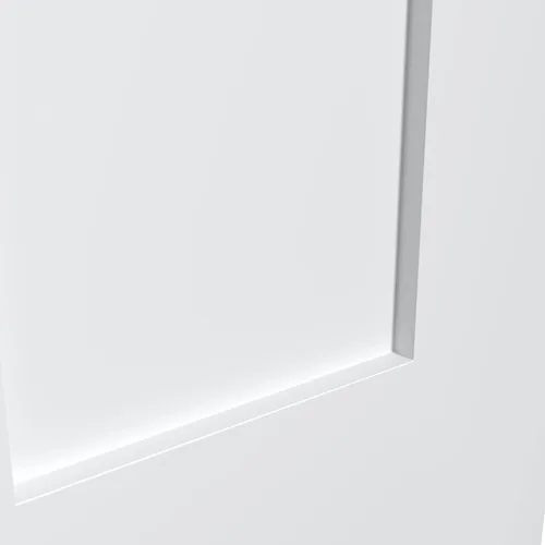 Vista 6 de Camaflexi Homestead - Puerta de losa imprimada de madera con tres paneles, 26 pulgadas de ancho