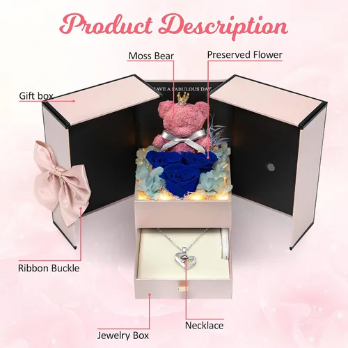 Vista 6 de Childom Regalos para el día de la madre para mamá, regalos de cumpleaños para mujeres, regalo de flores para el día de la madre, regalo para madres