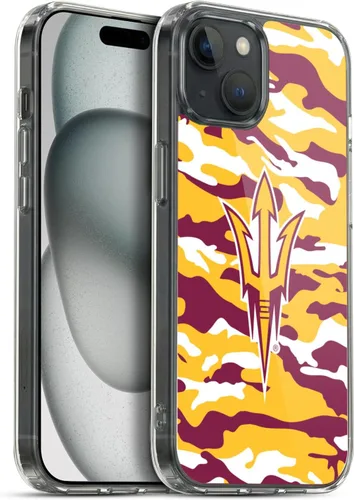 Vista 20 de Head Case Designs Funda de gel ASU Camou con licencia oficial de la Universidad Estatal de Arizona [protección de grado militar] compatible