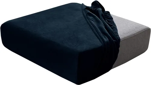 Vista 8 de Juego de fundas de cojín para asiento de sofá, fundas de cojín de terciopelo elástico, repuesto para cojines individuales con tela elástica Aguacate