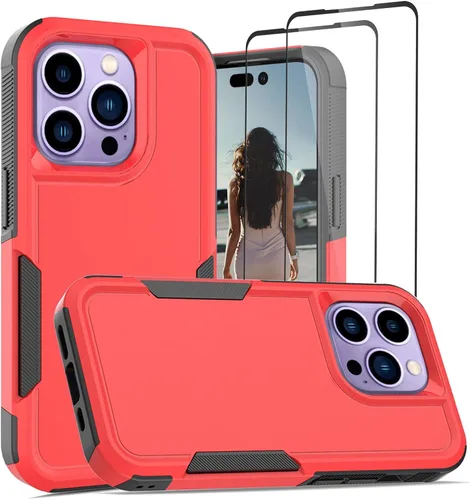 Vista 411 de Jeylly Funda para iPhone SE/Funda para iPhone 5S, Exterior de Plástico Duro que Absorbe Golpes + Interior de Silicona de Goma Defensor contra