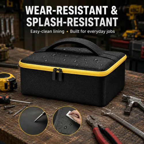 Vista 5 de Bolso Compatible con Esmeriladora DEWALT 20V MAX* (DCG413B), También Compatible con FLEXVOLT ADVANTAGE Sin Escobillas Sin Cable (DCG416B), Estuche