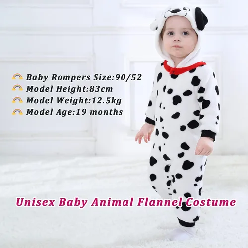 Vista 7 de TONWHAR Baby Boy's Girl's Animal Bodysuit Infant And Toddler's Romper Jumpsuit Halloween Costume Partywear