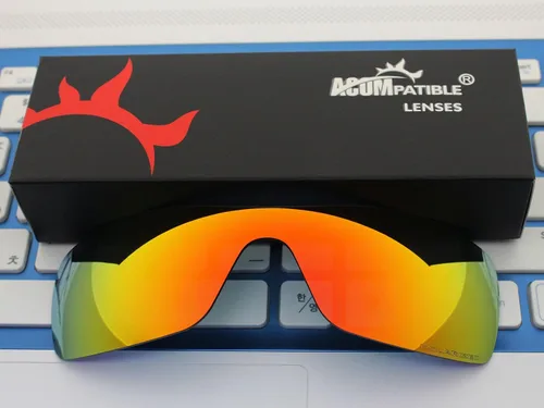Vista 4 de ACOMPATIBLE 4 pares de lentes polarizadas de repuesto para gafas de sol Oakley Batwolf Pack P1