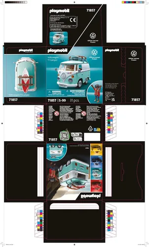Vista 7 de Playmobil X Volkswagen T1 Camper