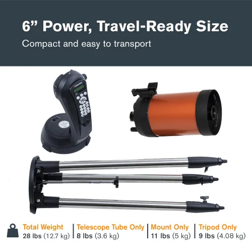 Vista 6 de Telescopio Celestron NexStar SE Parent ASIN con trípode