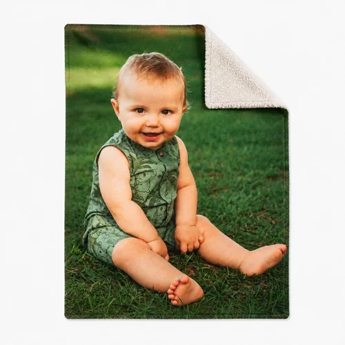 Vista 15 de Pure Country Weavers envía al día siguiente, manta súper suave de forro polar con foto personalizada - Imagen personalizable - Fabricada en Estados