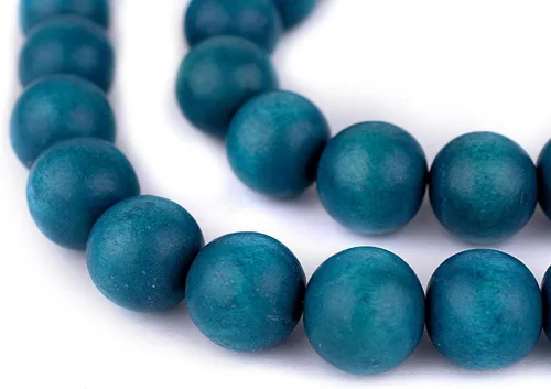 Vista 123 de TheBeadChest: cuentas de madera redondas naturales de 0.315 pulgadas, cuentas de madera sueltas espaciadoras para fabricar joyas, 4 tamaños
