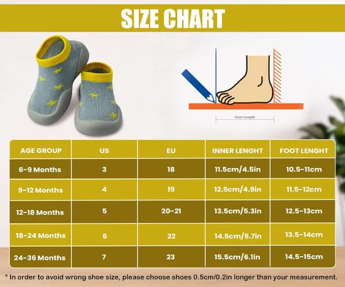 Vista 7 de Zapatos de bebé para niños y niñas, zapatos de primera caminata, antideslizantes, suela suave, zapatos de calcetín para bebés