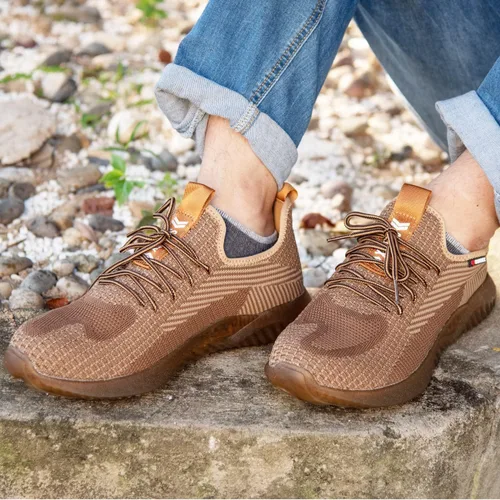 Vista 6 de SUADEX Zapatos de punta de acero para hombres y mujeres, zapatos de trabajo indestructibles, cómodos, ligeros, transpirables, de seguridad