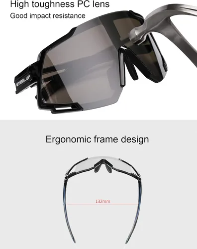 Vista 5 de Baixnsj UV400 Anti-arañazos Anti-niebla Ciclismo Gafas polarizadas Deportes Espejo Pesca al aire libre Polarizadas Gafas de sol