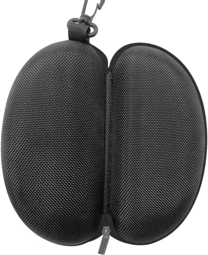 Vista 4 de Estuche rígido para gafas de sol con cremallera, 3 piezas, estuche para gafas de viaje, con gancho de plástico